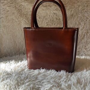 Made in Florence Rich Brown Leather small bag